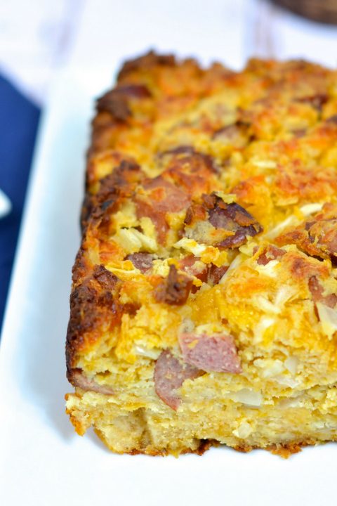 Copy Cat Low Net Carb Bourque's Sausage Cheese Bread